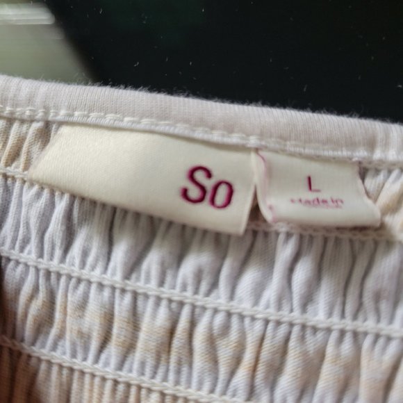 SO Yellow & White Striped Textured Tank Top - Picture 4 of 5